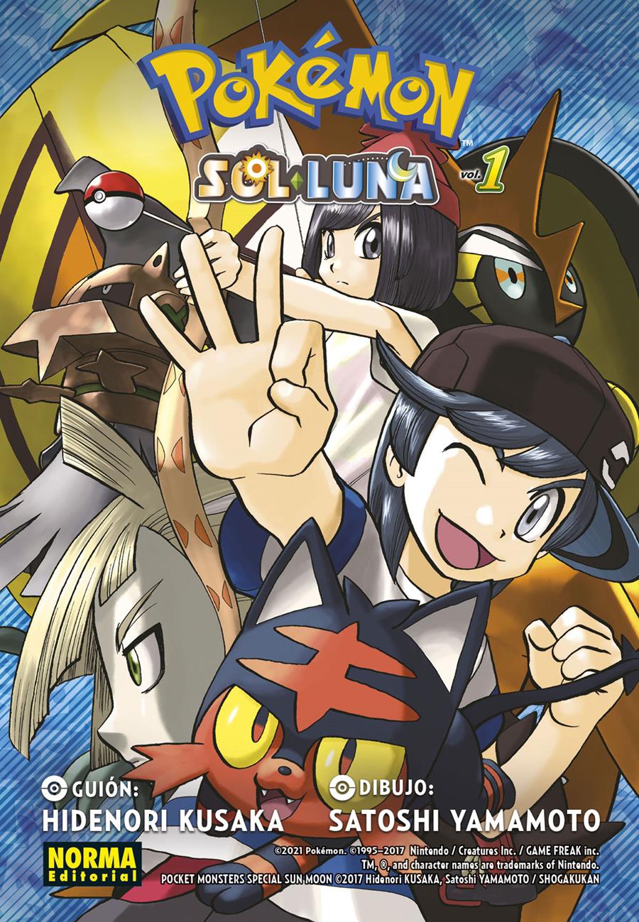 Pokemon Sol y Luna 01 | N0821-NOR20 | Hidenoki Kusaka, Satoshi Yamamoto | Terra de Còmic - Tu tienda de cómics online especializada en cómics, manga y merchandising