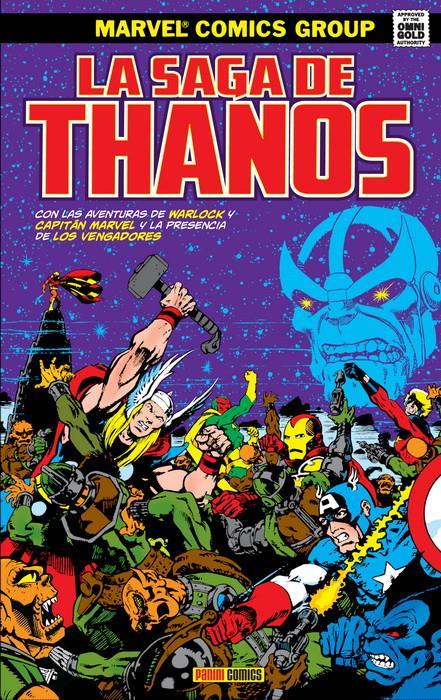 Marvel Gold. La Saga de Thanos | N0218-PAN31 | Jim Starlin, varios autores | Terra de Còmic - Tu tienda de cómics online especializada en cómics, manga y merchandising