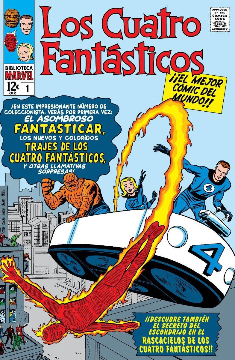 Biblioteca Marvel. Los Cuatro Fantásticos 1 (1961-62) | N1222-PAN100 | Jack Kirby, Stan Lee | Terra de Còmic - Tu tienda de cómics online especializada en cómics, manga y merchandising