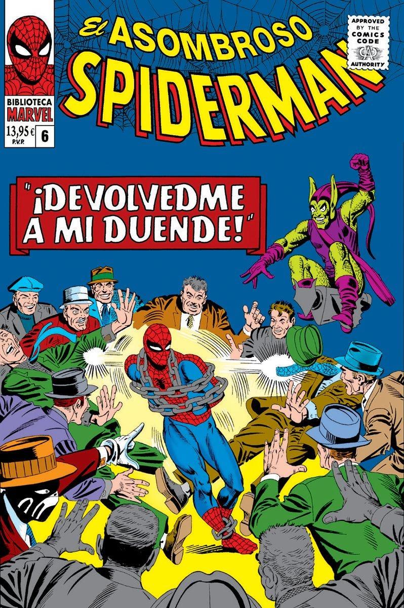 Biblioteca Marvel 39. El Asombroso Spiderman 6. 1965 | N0124-PAN24 | Steve Ditko, Stan Lee | Terra de Còmic - Tu tienda de cómics online especializada en cómics, manga y merchandising