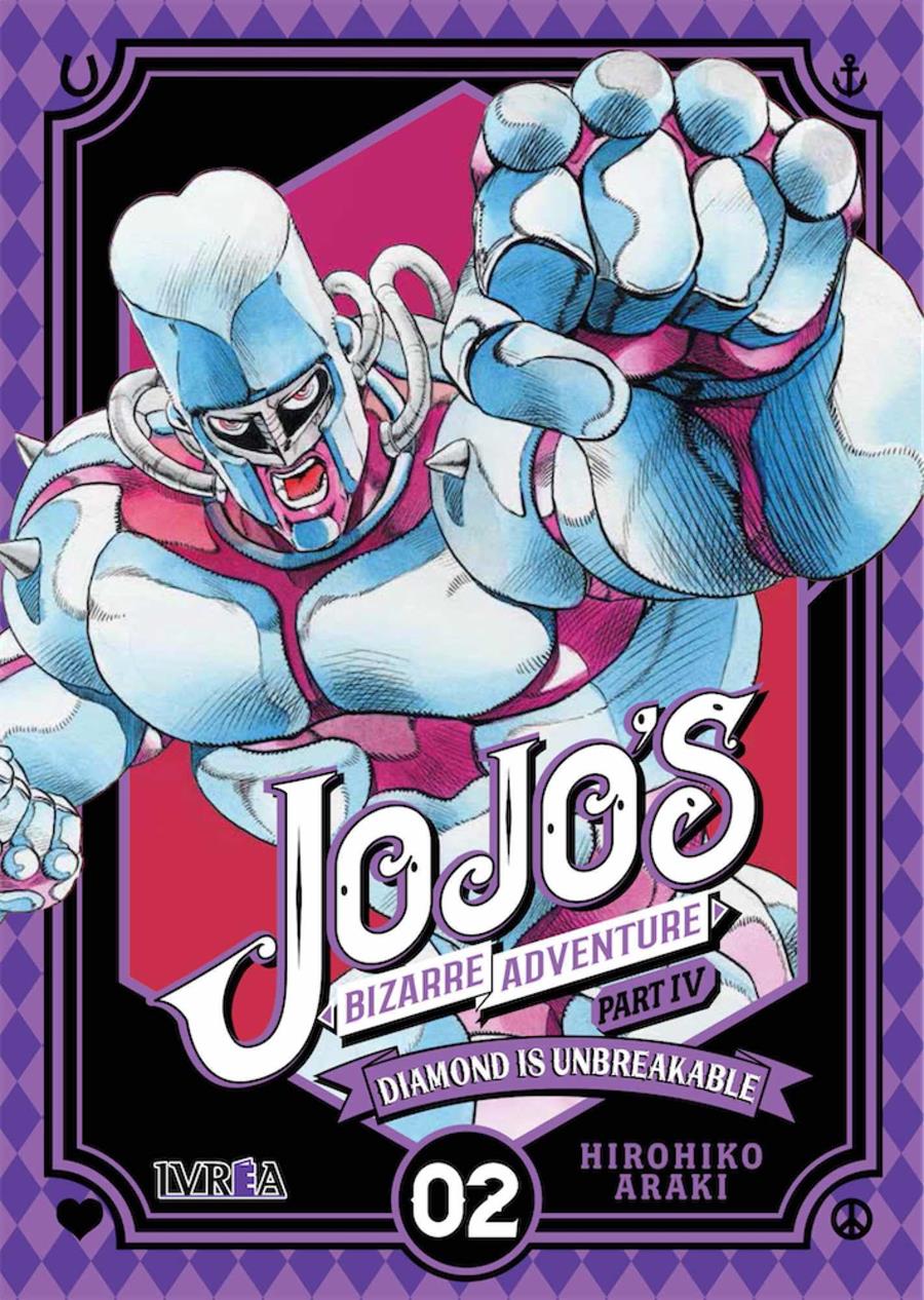 JoJo's Bizarre Adventure parte 4: Diamond is unbreakable 02 | N1218-IVR05 | Hirohiko Araki | Terra de Còmic - Tu tienda de cómics online especializada en cómics, manga y merchandising