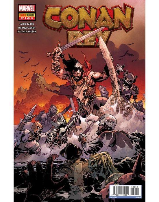 Conan Rey 4 de 4 | N1022-PAN60 | Mahmud Asrar, Jason Aaron | Terra de Còmic - Tu tienda de cómics online especializada en cómics, manga y merchandising