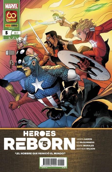 Heroes Reborn 5 de 5 | N1121-PAN62 | Jason Aaron, Ed McGuinness | Terra de Còmic - Tu tienda de cómics online especializada en cómics, manga y merchandising