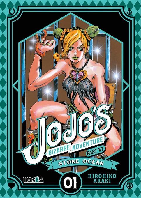 Jojo's Bizarre Adventure parte 6: Stone Ocean 01 | N1020-IVR15 | Hirohiko Araki | Terra de Còmic - Tu tienda de cómics online especializada en cómics, manga y merchandising