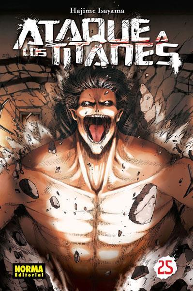 Ataque a los titanes 25 | N1118-NOR12 | Hajime Isayama | Terra de Còmic - Tu tienda de cómics online especializada en cómics, manga y merchandising
