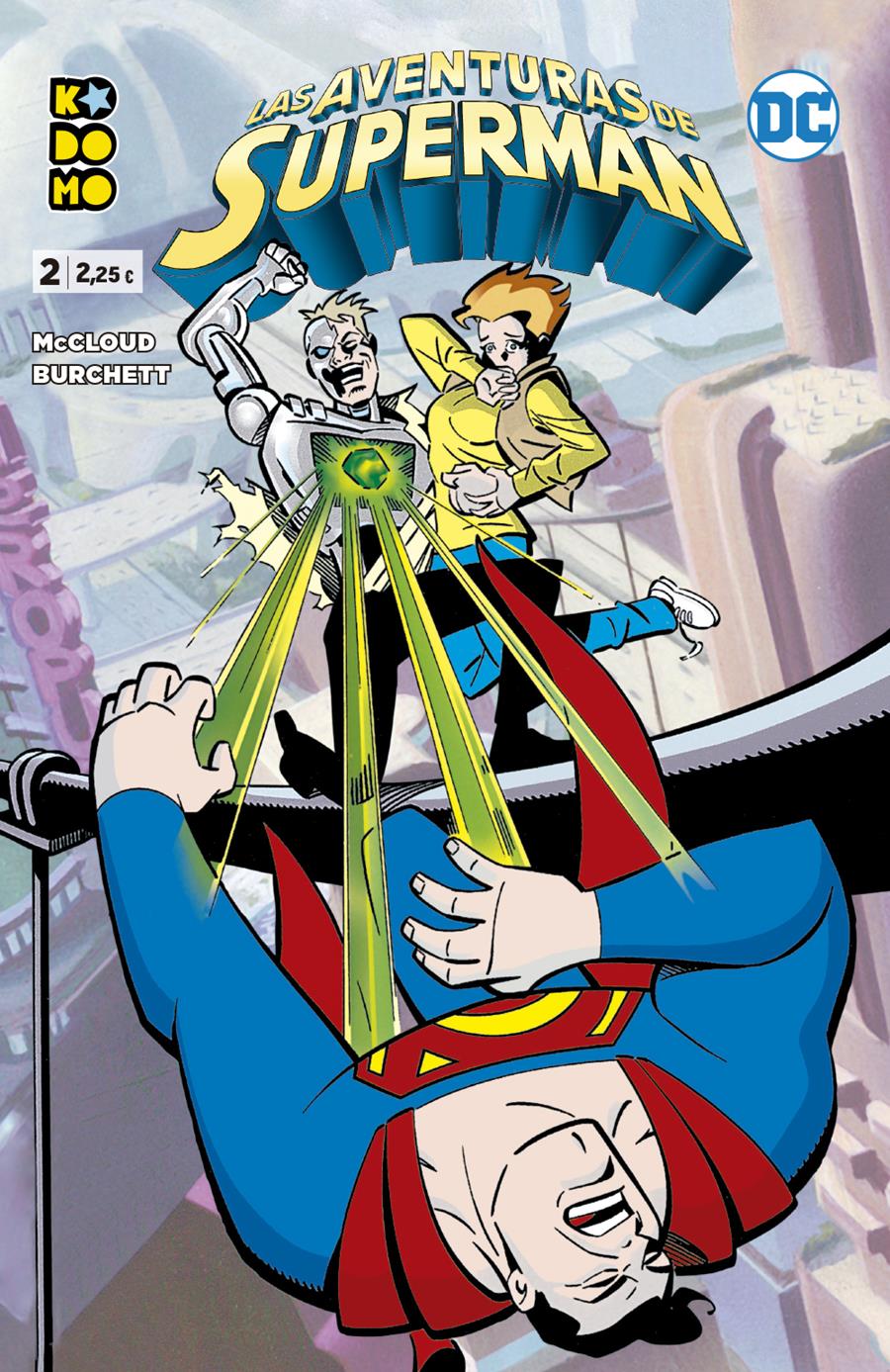 Las aventuras de Superman núm. 02 | N0621-ECC53 | Rick Burchett / Scott McCloud | Terra de Còmic - Tu tienda de cómics online especializada en cómics, manga y merchandising