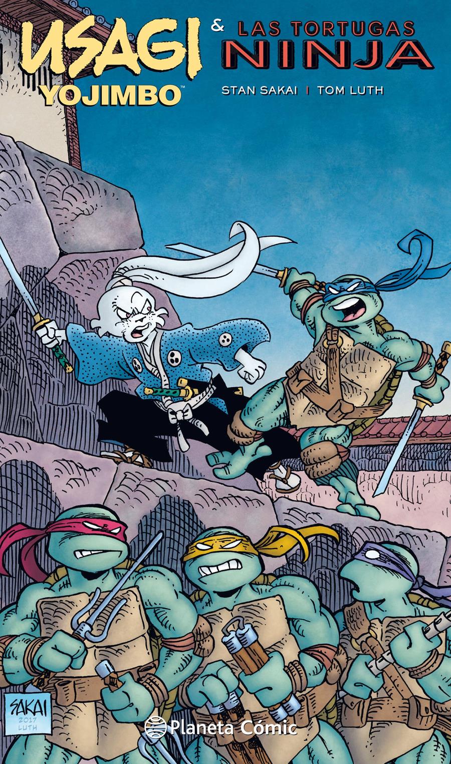 Usagi Yojimbo y las Tortugas Ninja | N0418-PLA22 | Stan Sakai | Terra de Còmic - Tu tienda de cómics online especializada en cómics, manga y merchandising