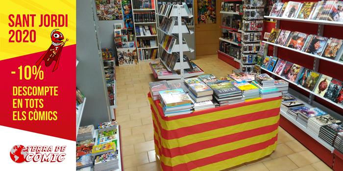 ¡Llega Sant Jordi 2020! | Terra de Còmic - Tu tienda de cómics online especializada en cómics, manga y merchandising