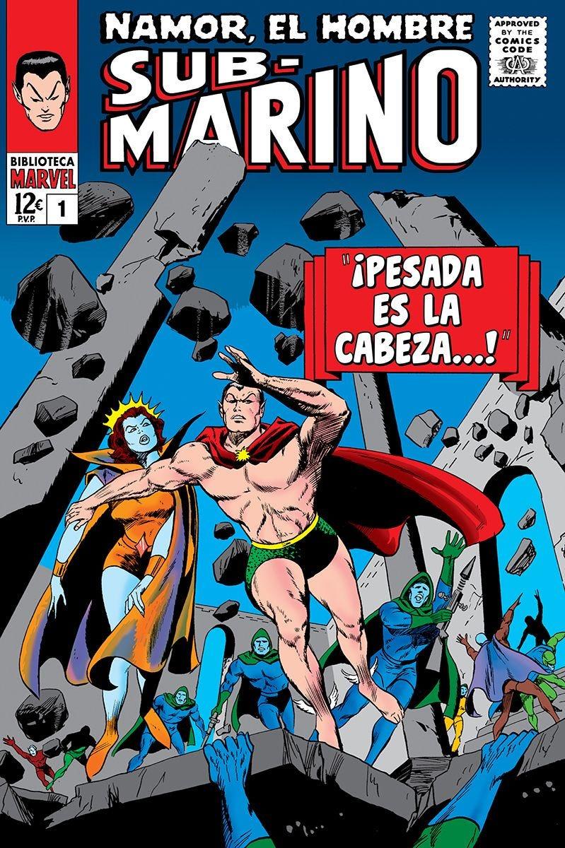 Biblioteca Marvel 34. Namor, el Hombre Submarino 1. 1965-66 | N1123-PAN49 | Stan Lee, Gene Colan | Terra de Còmic - Tu tienda de cómics online especializada en cómics, manga y merchandising