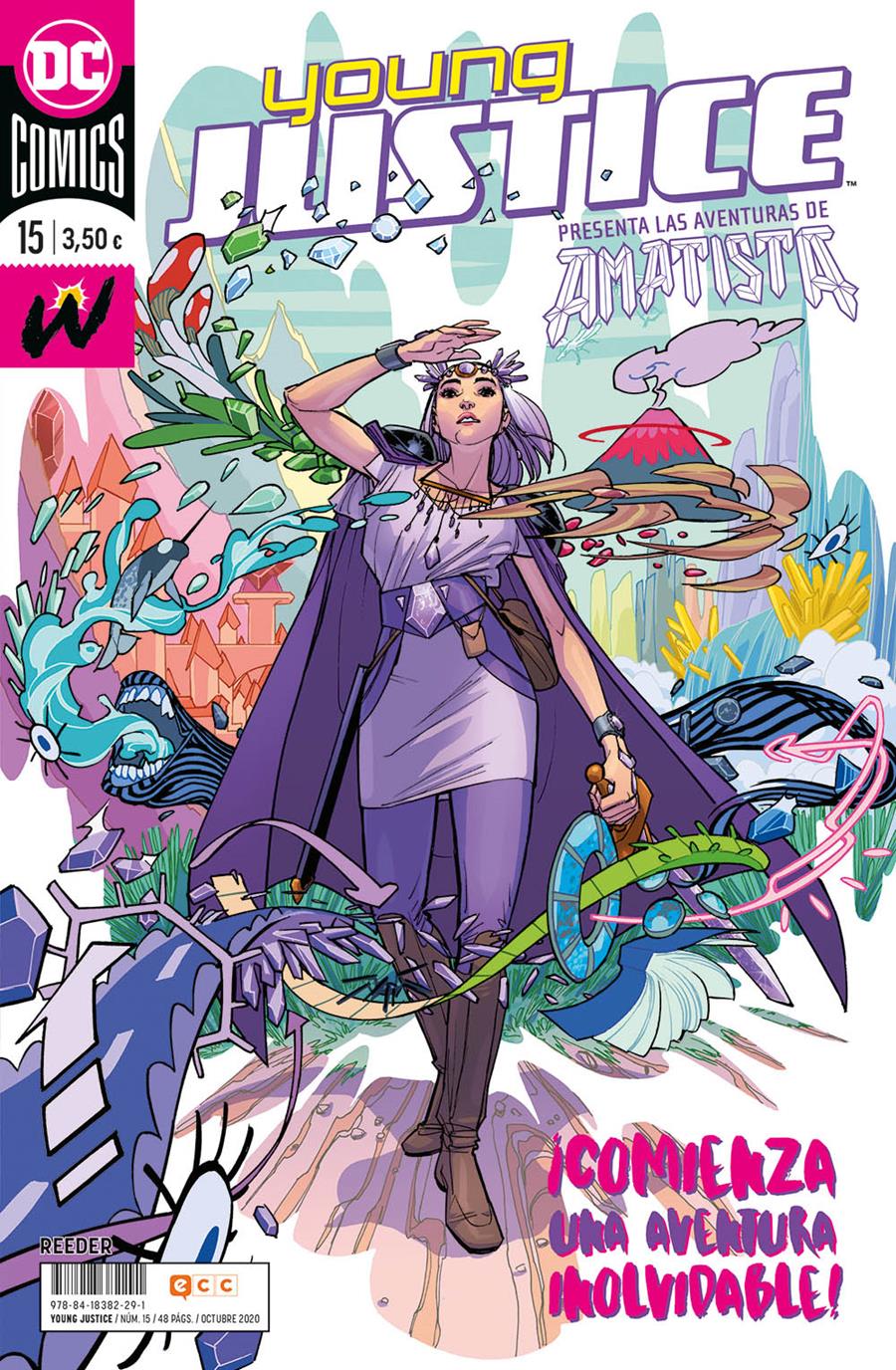 Young Justice núm. 15 | N1020-ECC40 | Amy Reeder / Amy Reeder | Terra de Còmic - Tu tienda de cómics online especializada en cómics, manga y merchandising