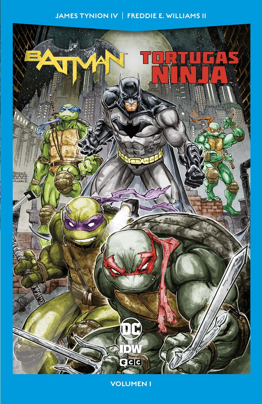Batman/Tortugas Ninja vol. 1 de 3 (DC Pocket) | N0323-ECC41 | Freddie Williams II / James Tynion IV | Terra de Còmic - Tu tienda de cómics online especializada en cómics, manga y merchandising