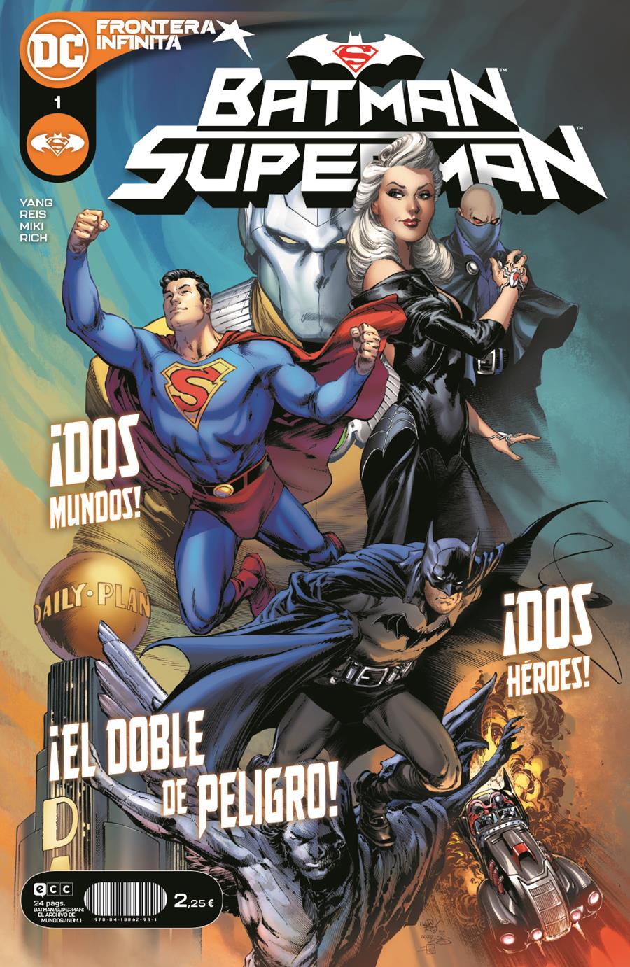 Batman/Superman: El archivo de mundos núm. 1 de 7 | N1021-ECC05 | Gene Luen Yang / Ivan Reis | Terra de Còmic - Tu tienda de cómics online especializada en cómics, manga y merchandising