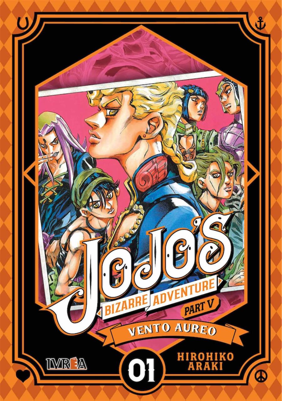 Jojo's Bizarre Adventure Parte 5: Vento Aureo 01 | N1119-IVR07 | Hirohiko Araki | Terra de Còmic - Tu tienda de cómics online especializada en cómics, manga y merchandising
