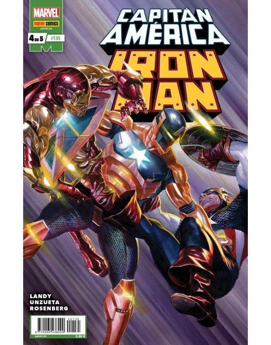 Capitán América / Iron Man 4 de 5 | N0822-PAN53 | Derek Landy, Ángel Unzueta | Terra de Còmic - Tu tienda de cómics online especializada en cómics, manga y merchandising
