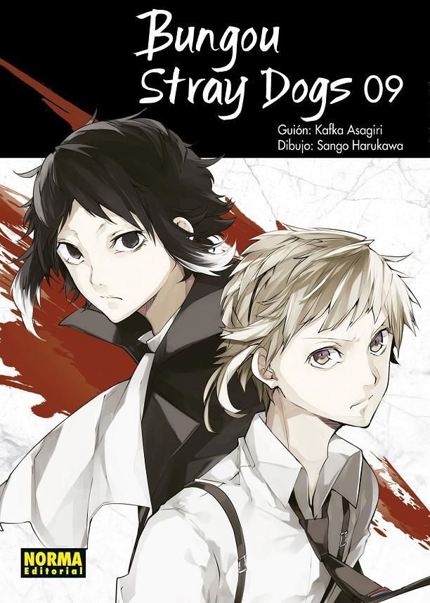 Bungou Stray Dogs 09 | N0419-NOR26 | Kafka Asagiri y Sango Harukawa | Terra de Còmic - Tu tienda de cómics online especializada en cómics, manga y merchandising