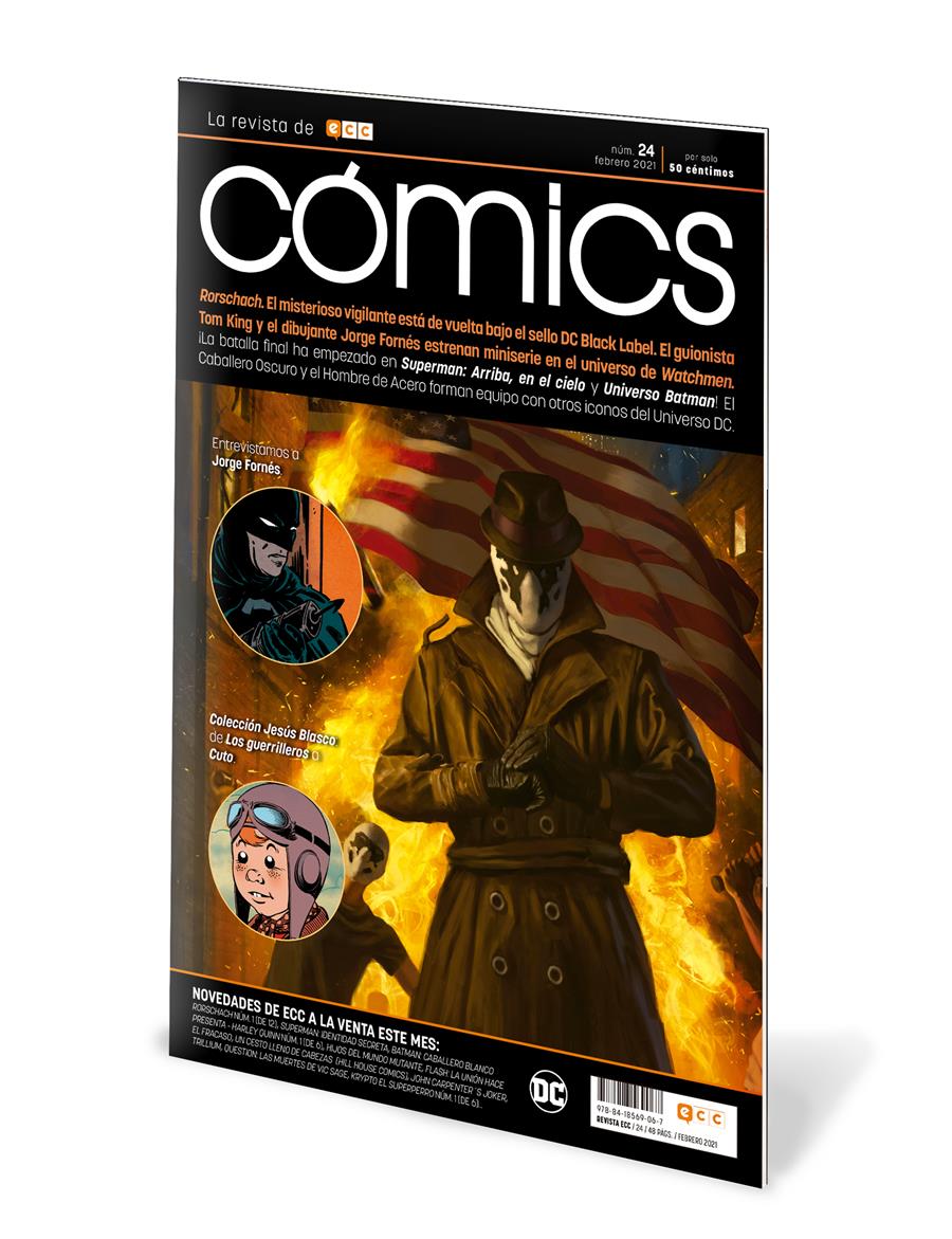 ECC Cómics núm. 24 (Revista) | N0221-ECC01 | Andy Kubert / Brian Michael Bendis / Nick Derington / Tom King | Terra de Còmic - Tu tienda de cómics online especializada en cómics, manga y merchandising