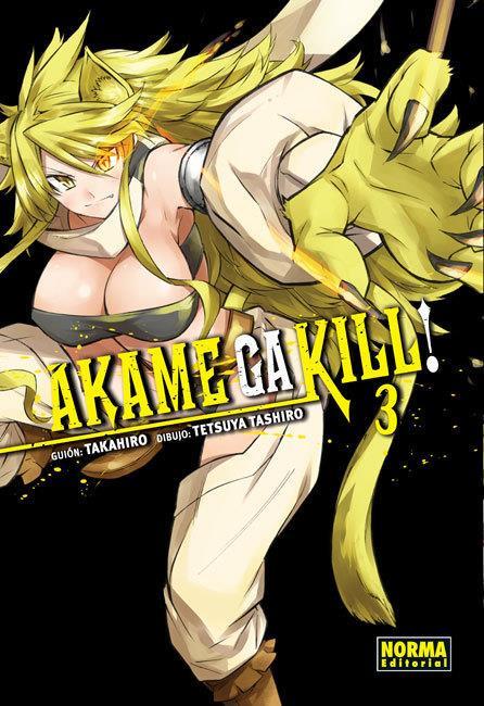 Akame Ga Kill! 3 | N0216-NOR19 | Takahiro / Tashiro | Terra de Còmic - Tu tienda de cómics online especializada en cómics, manga y merchandising
