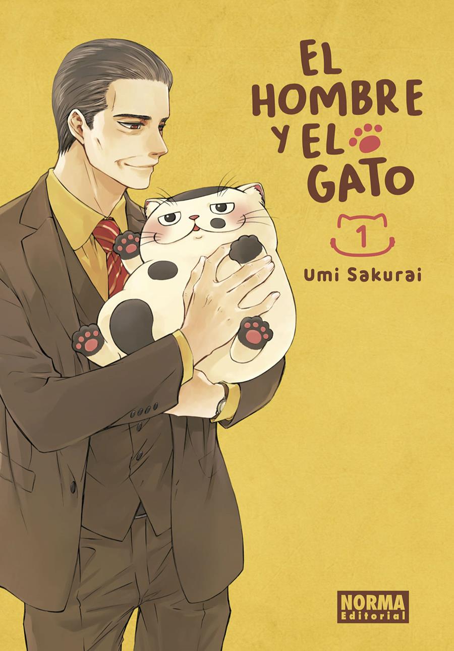 El hombre y el gato 01 | N0321-NOR27 | Umi Sakurai | Terra de Còmic - Tu tienda de cómics online especializada en cómics, manga y merchandising