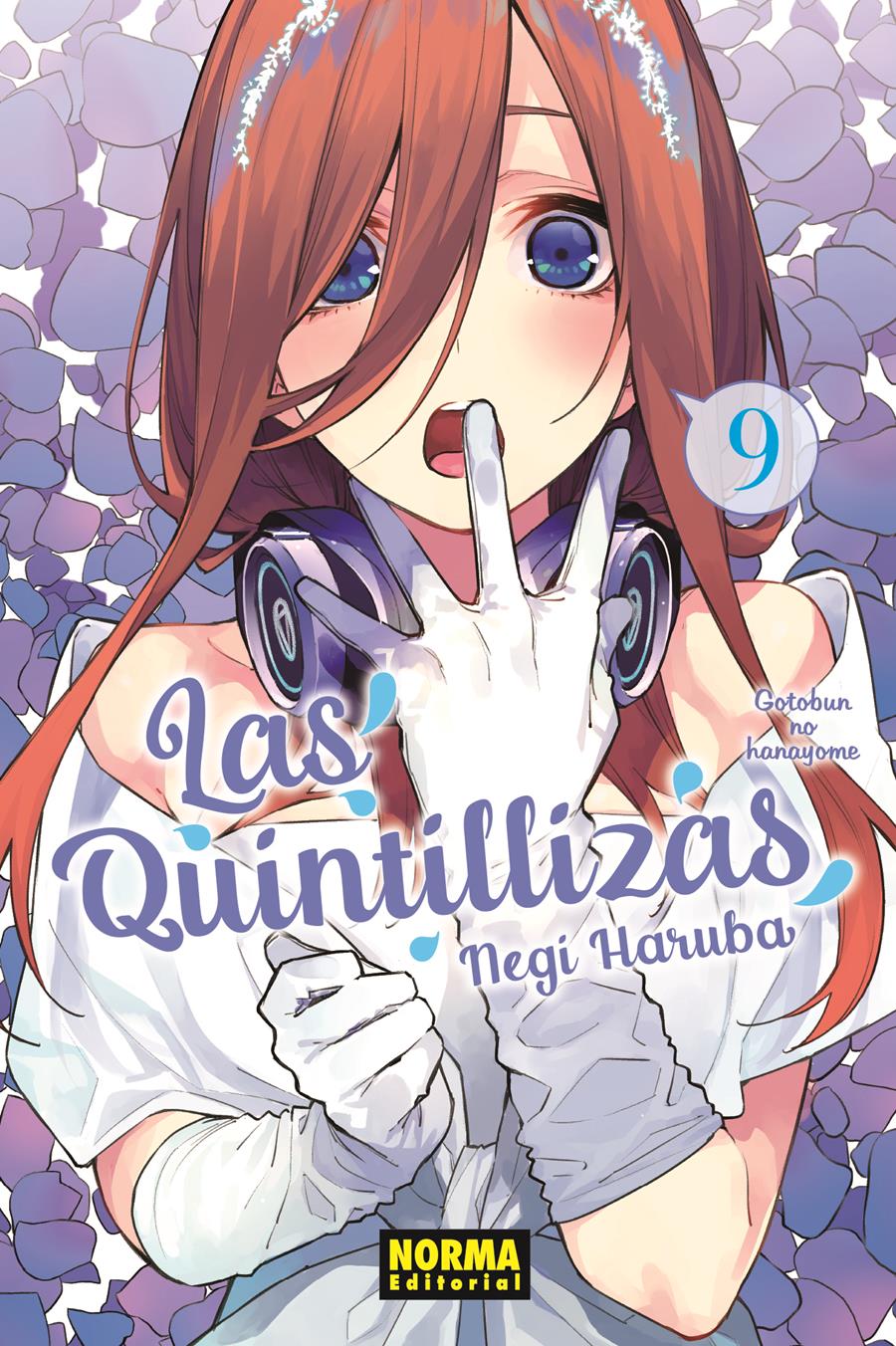 Las quintillizas 09 | N0921-NOR34 | Negi Haruba | Terra de Còmic - Tu tienda de cómics online especializada en cómics, manga y merchandising