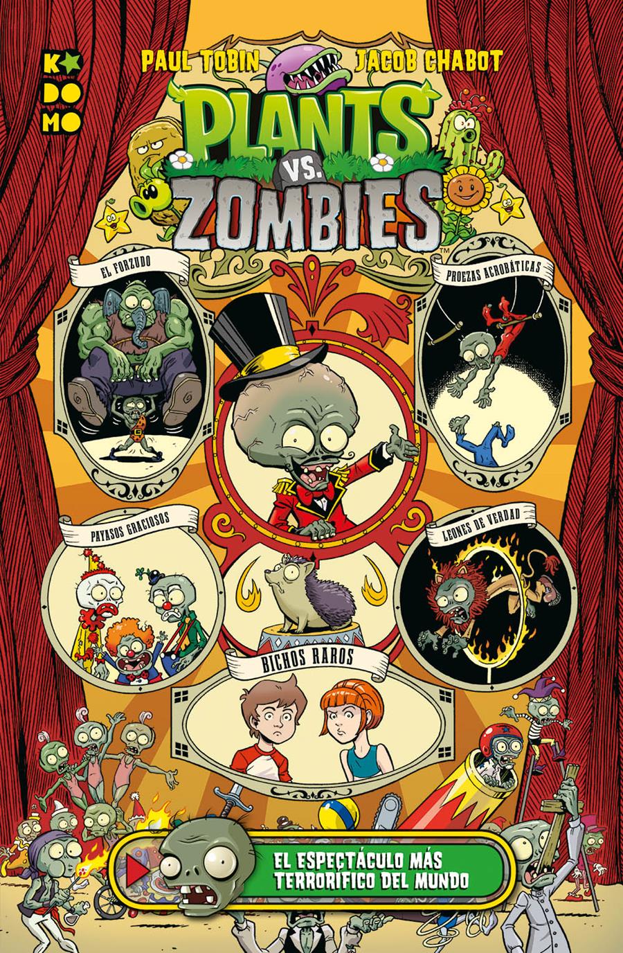 Plants vs. Zombies: El espectáculo más terrorífico del mundo | N0221-ECC11 | Jacob Chabot / Jamie Coe / Paul Tobin | Terra de Còmic - Tu tienda de cómics online especializada en cómics, manga y merchandising