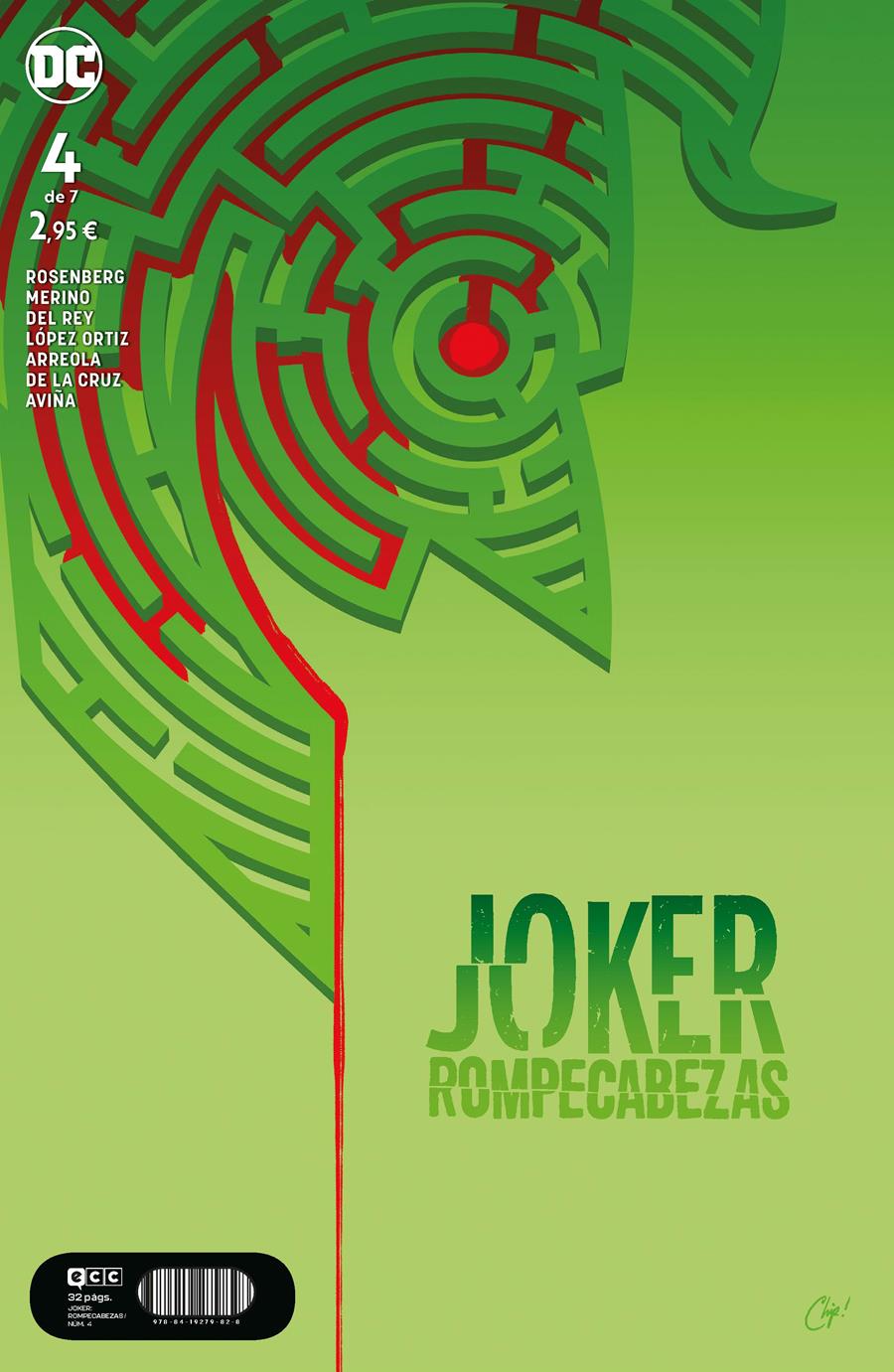 Joker: Rompecabezas núm. 4 de 7 | N0622-ECC18 | Matthew Rosenberg, Jesús Merino, Ricardo López Ortiz, Vanesa Del Rey | Terra de Còmic - Tu tienda de cómics online especializada en cómics, manga y merchandising