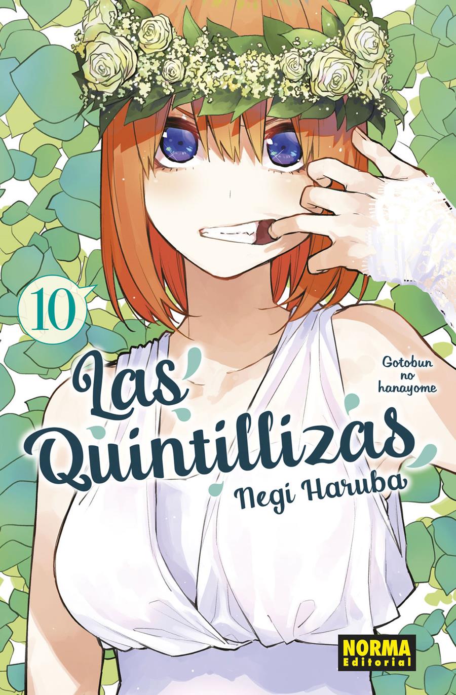 Las quintillizas 10 | N1221-NOR29 | Negi Haruba | Terra de Còmic - Tu tienda de cómics online especializada en cómics, manga y merchandising