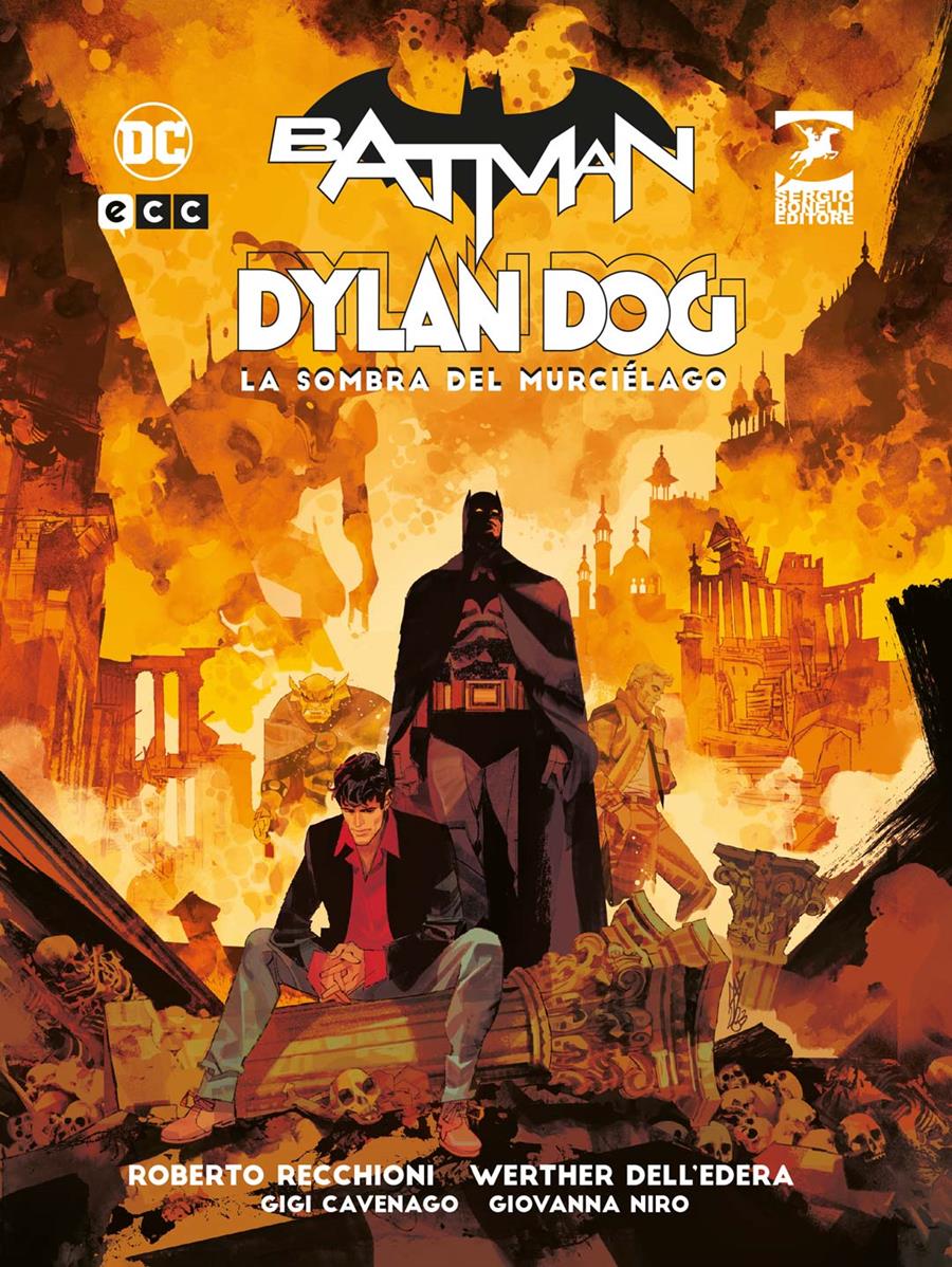 Batman/Dylan Dog: La sombra del murciélago | N0524-ECC03 | Roberto Recchioni / Werther Dell'edera | Terra de Còmic - Tu tienda de cómics online especializada en cómics, manga y merchandising