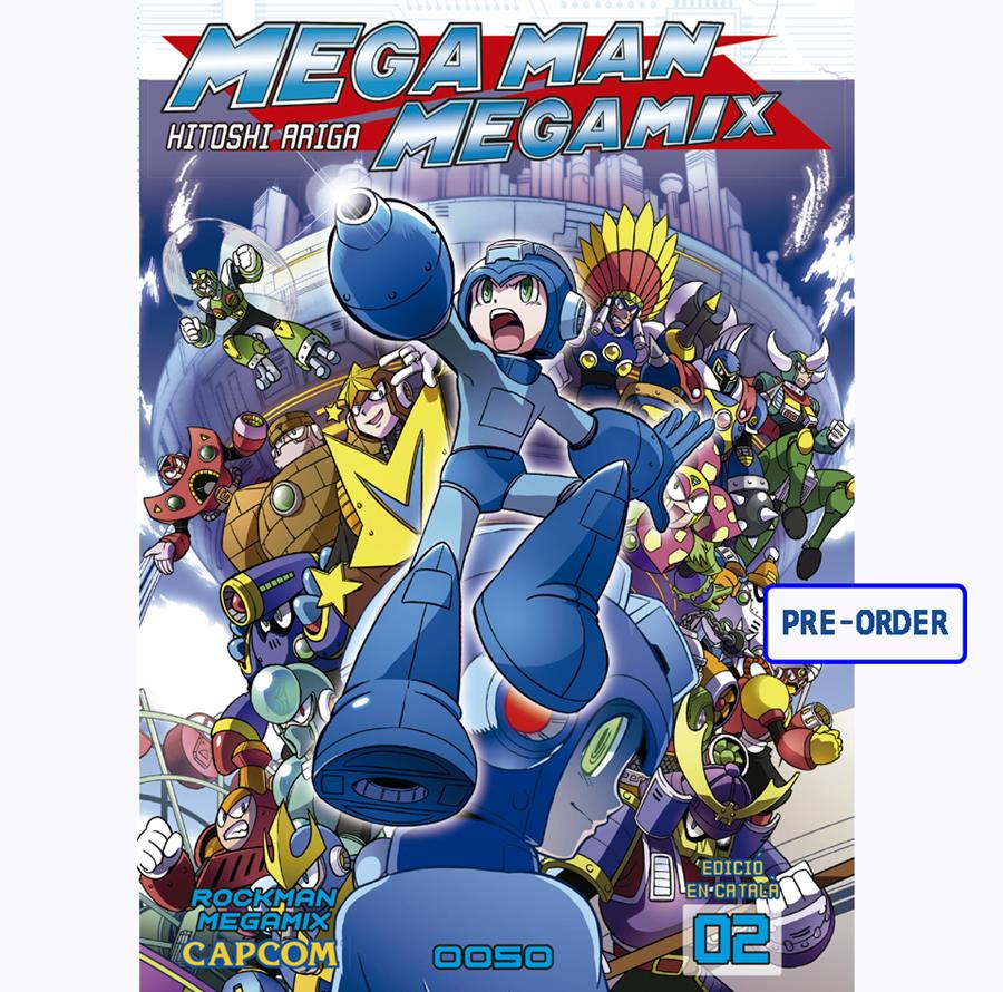 Mega Man Megamix 02 (Català) | N1123-OTED58 | Hitoshi Ariga, CAPCOM | Terra de Còmic - Tu tienda de cómics online especializada en cómics, manga y merchandising
