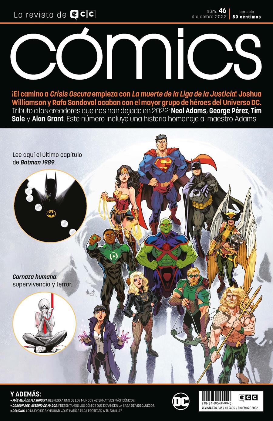 ECC Cómics núm. 46 (Revista) | N1222-ECC01 | Joe Quiñones / Sam Johns | Terra de Còmic - Tu tienda de cómics online especializada en cómics, manga y merchandising