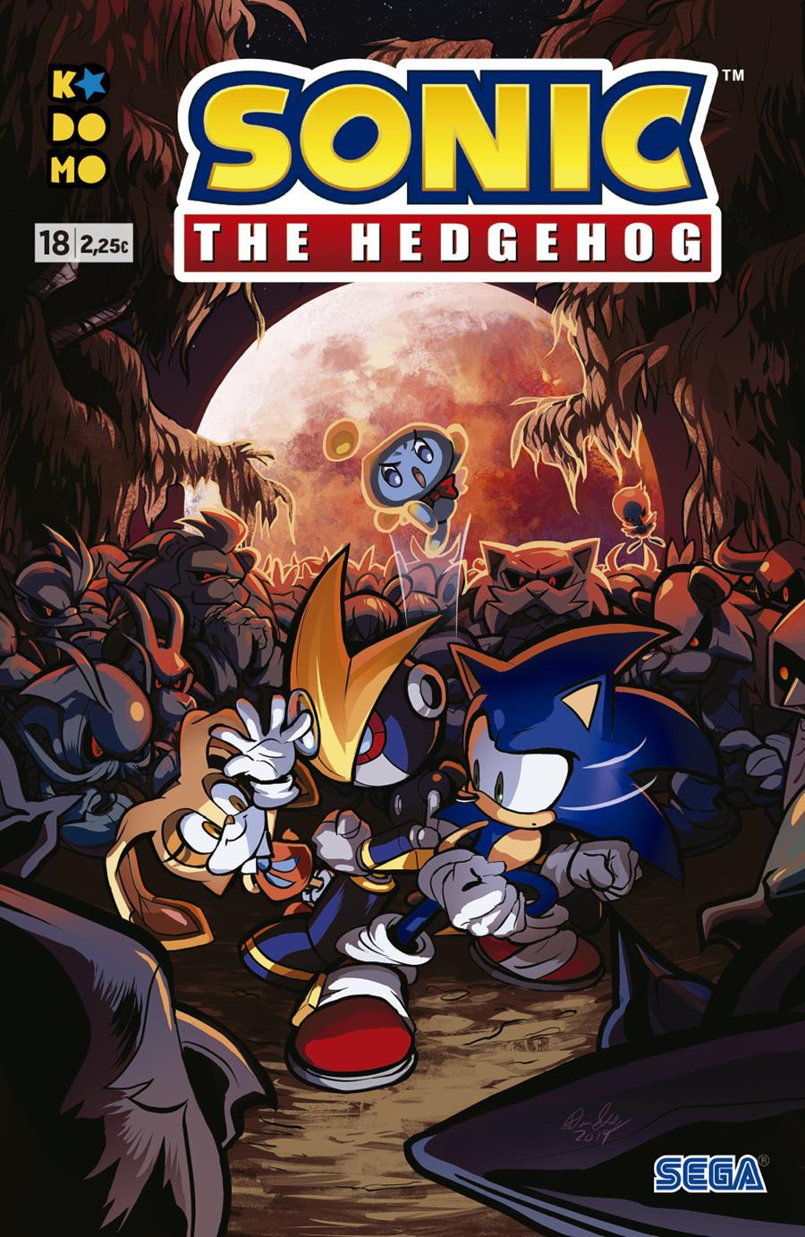 Sonic The Hedgehog núm. 18 | N0121-ECC19 | Ian Flynn / Tracy Yardley | Terra de Còmic - Tu tienda de cómics online especializada en cómics, manga y merchandising