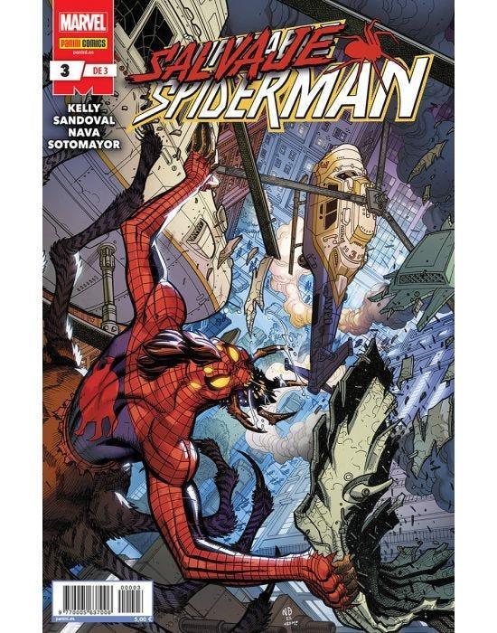 Salvaje Spiderman 3 de 3 | N1022-PAN58 | Gerardo Sandoval, Joe Kelly | Terra de Còmic - Tu tienda de cómics online especializada en cómics, manga y merchandising