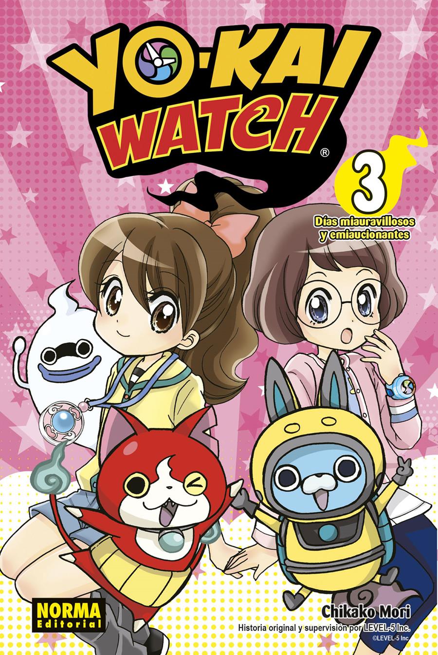 Yo-Kai Watch 03. Días miauravillosos y emiaucionantes | N0420-NOR24 | Chikako Mori | Terra de Còmic - Tu tienda de cómics online especializada en cómics, manga y merchandising