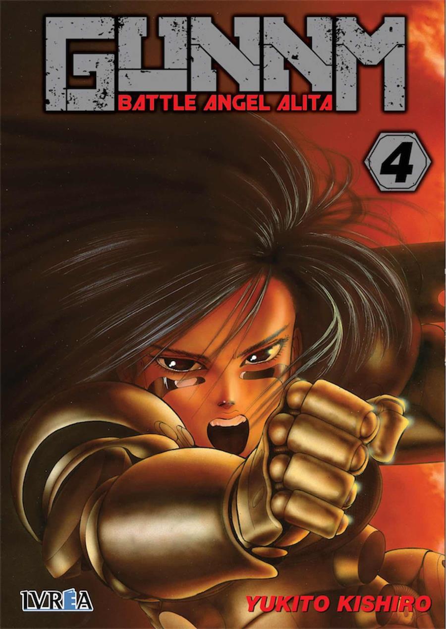 Gunnm. Battle Angel Alita 04 | N0318-IVR02 | Yukito Kishiro | Terra de Còmic - Tu tienda de cómics online especializada en cómics, manga y merchandising