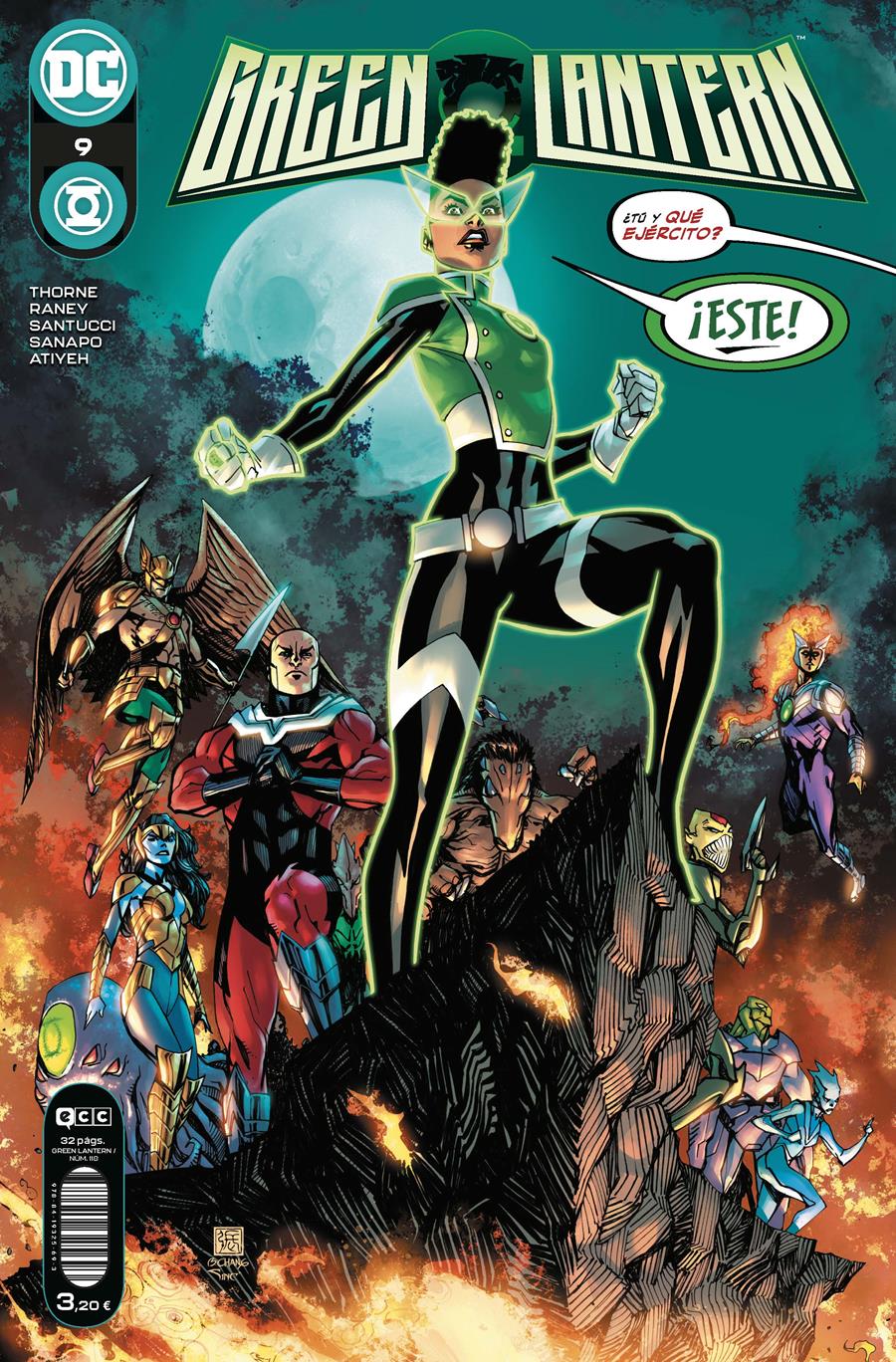 Green Lantern núm. 9/ 118 | N0722-ECC14 | Geoffrey Thorne / Marco Santucci / Tom Raney | Terra de Còmic - Tu tienda de cómics online especializada en cómics, manga y merchandising