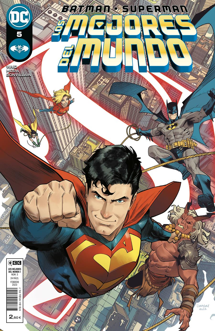 Batman/Superman: Los mejores del mundo núm. 05 | N0223-ECC12 | Dan Mora / Mark Waid | Terra de Còmic - Tu tienda de cómics online especializada en cómics, manga y merchandising