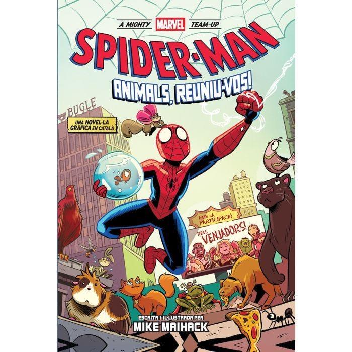 A Mighty Marvel Team-Up. Spiderman. Animals, reuniu-vos! (Edició en català) | N0923-PAN01 | Mike Maihack | Terra de Còmic - Tu tienda de cómics online especializada en cómics, manga y merchandising