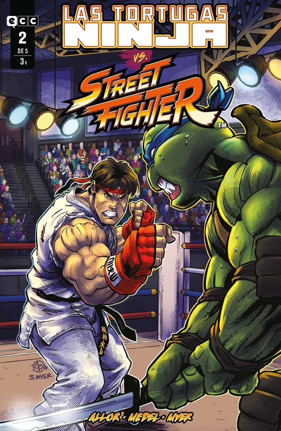 Las Tortugas Ninja vs. Street Fighter núm. 2 de 5 | N1223-ECC30 | Paul Allor, Ariel Medel | Terra de Còmic - Tu tienda de cómics online especializada en cómics, manga y merchandising
