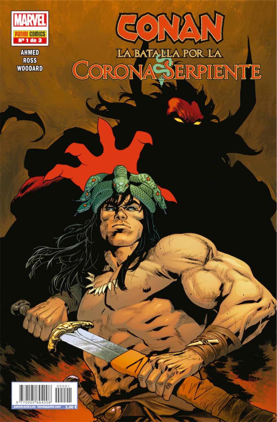Conan: La Batalla por la Corona Serpiente 1 de 3 | N1120-PAN10 | Luke Ross, Saladin Ahmed | Terra de Còmic - Tu tienda de cómics online especializada en cómics, manga y merchandising