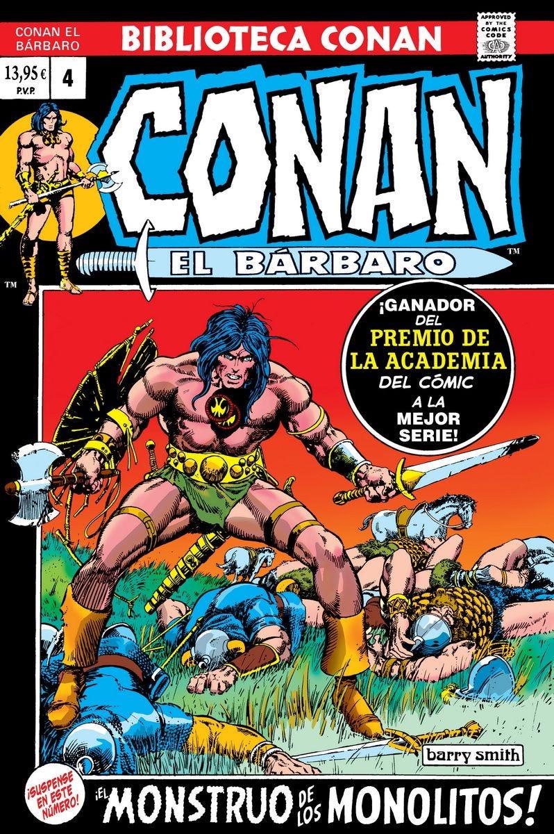Biblioteca Conan. Conan el Bárbaro 4. 1972-73 | N0424-PAN37 | Roy Thomas, Barry Smith, Gil Kane | Terra de Còmic - Tu tienda de cómics online especializada en cómics, manga y merchandising