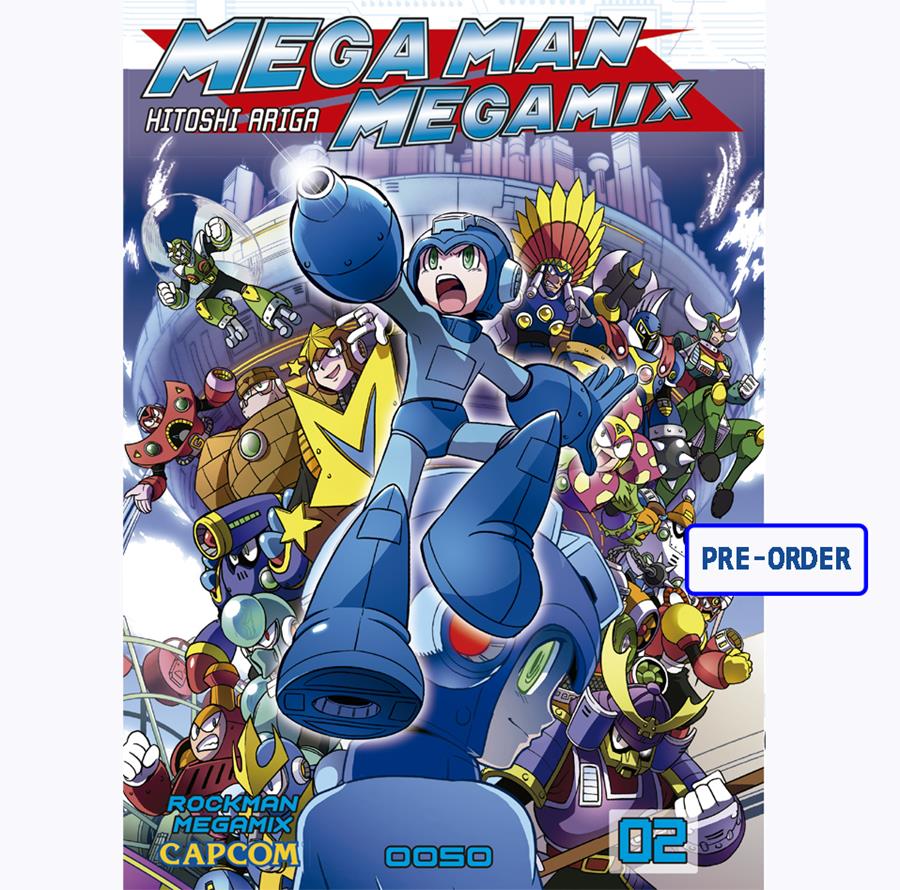 Mega Man Megamix 02 | N1123-OTED57 | Hitoshi Ariga, CAPCOM | Terra de Còmic - Tu tienda de cómics online especializada en cómics, manga y merchandising