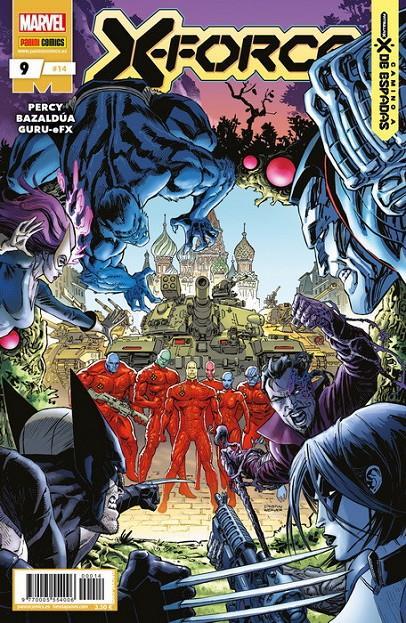 X-Force 9 | N0121-PAN48 | Oscar Bazaldua, Benjamin Percy | Terra de Còmic - Tu tienda de cómics online especializada en cómics, manga y merchandising