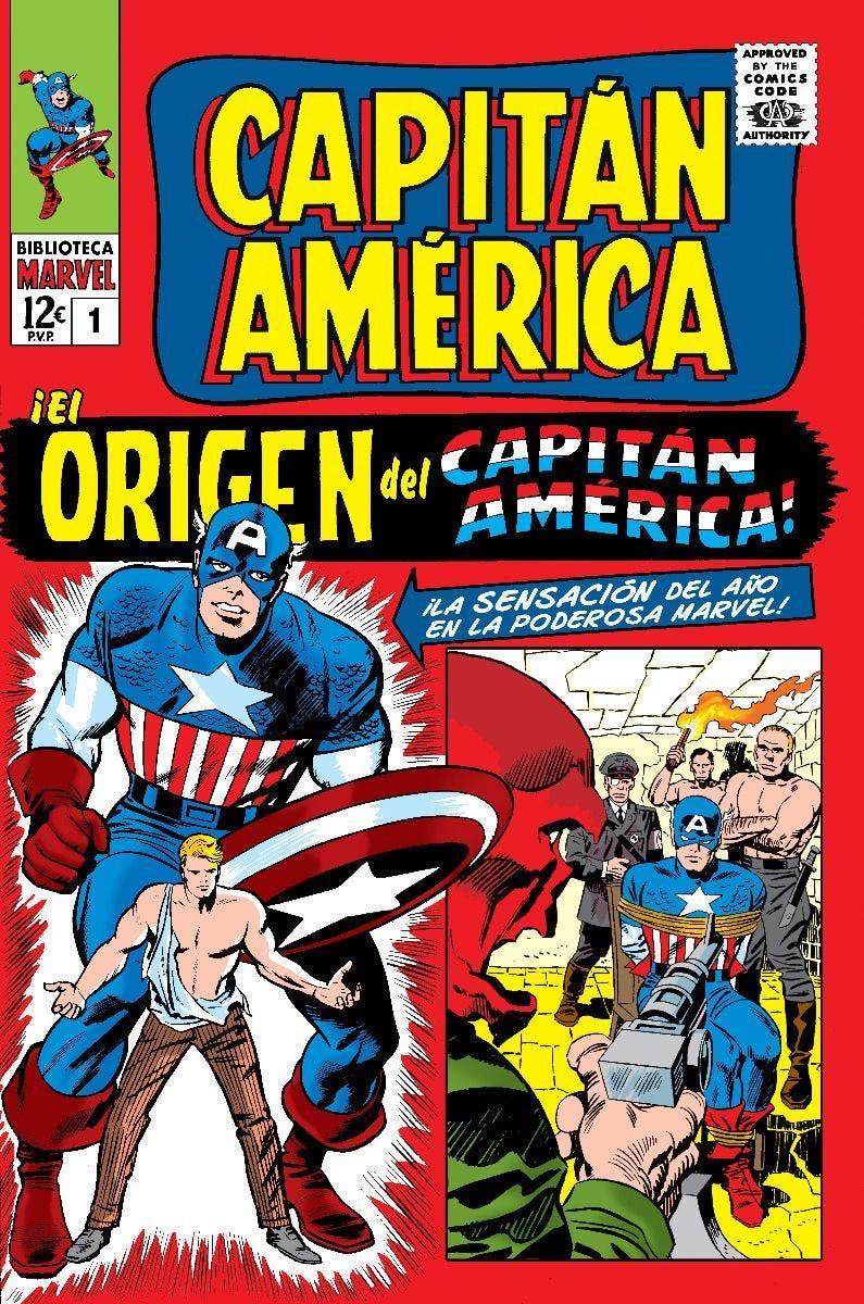 Biblioteca Marvel 26. Capitán América 1. 1964-65 | N0823-PAN39 | Jack Kirby, Stan Lee | Terra de Còmic - Tu tienda de cómics online especializada en cómics, manga y merchandising