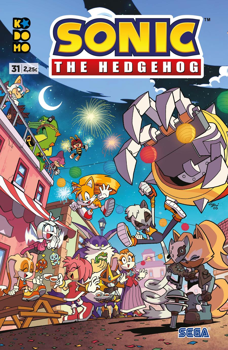 Sonic The Hedgehog núm. 31 | N0222-ECC47 | Adam Bryce Thomas / Ian Flynn | Terra de Còmic - Tu tienda de cómics online especializada en cómics, manga y merchandising