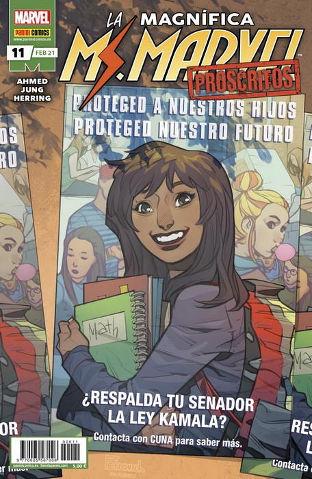 La Magnífica Ms. Marvel 11 | N0221-PAN30 | Saladin Ahmed, Minkyu Jung | Terra de Còmic - Tu tienda de cómics online especializada en cómics, manga y merchandising