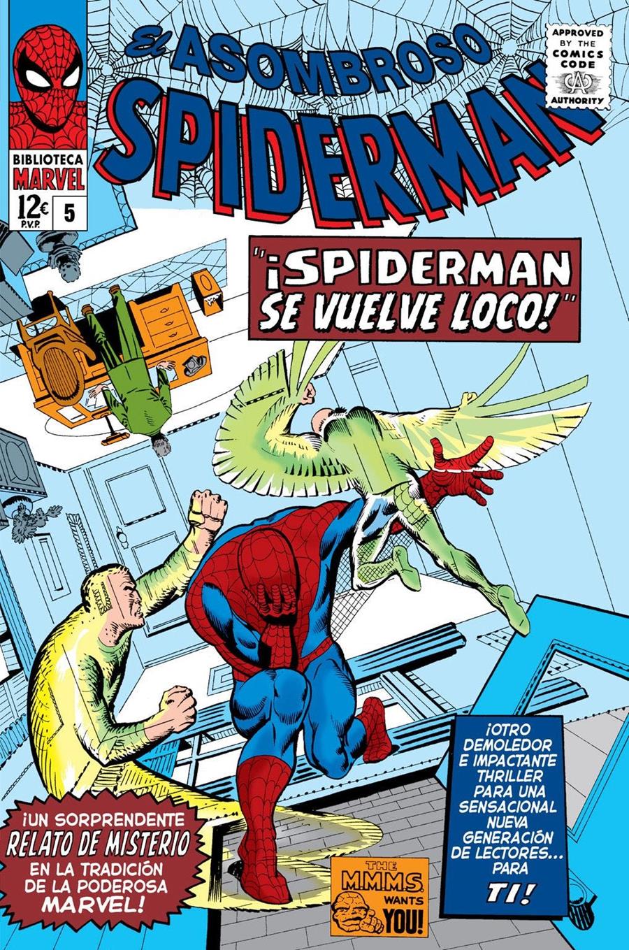 Biblioteca Marvel 32. El Asombroso Spiderman 5. 1965 | N1023-PAN43 | Steve Ditko, Stan Lee | Terra de Còmic - Tu tienda de cómics online especializada en cómics, manga y merchandising