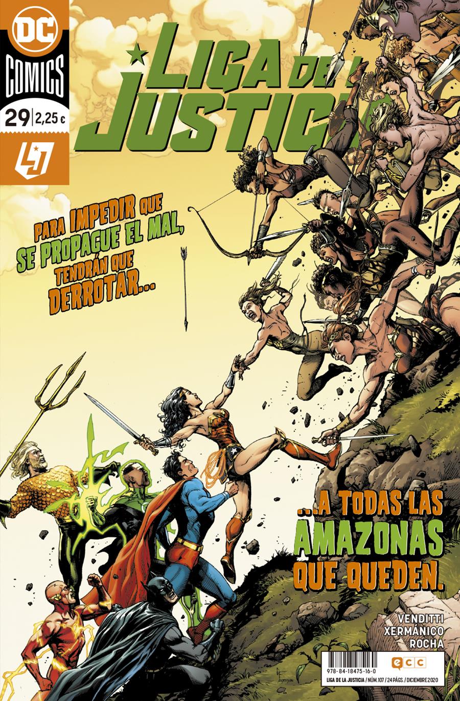 Liga de la Justicia núm. 107/ 29 | N1220-ECC25 | Robert Venditti / Xermanico | Terra de Còmic - Tu tienda de cómics online especializada en cómics, manga y merchandising
