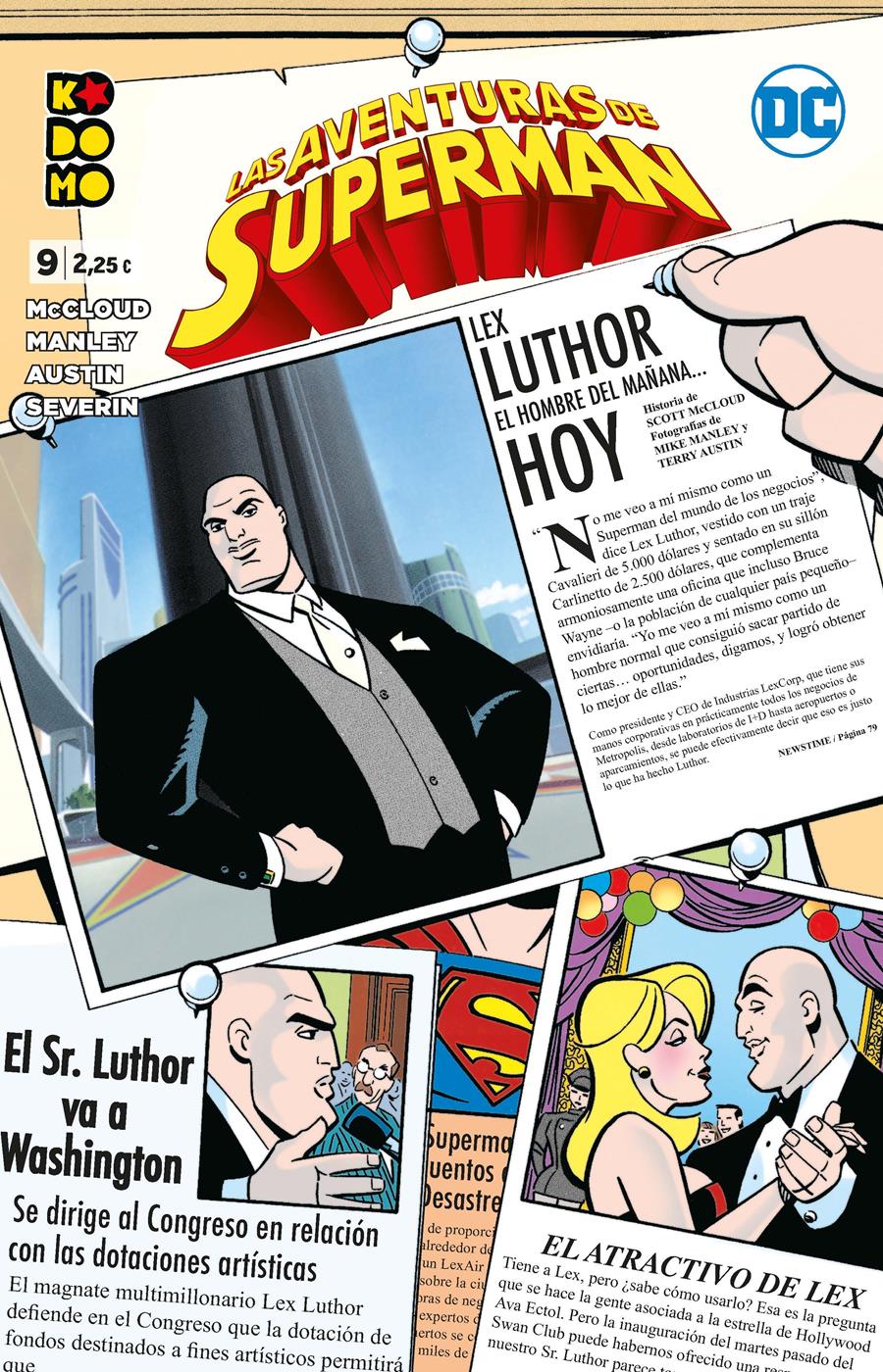Las aventuras de Superman núm. 09 | N0122-ECC52 | Mike Manley / Scott McCloud | Terra de Còmic - Tu tienda de cómics online especializada en cómics, manga y merchandising