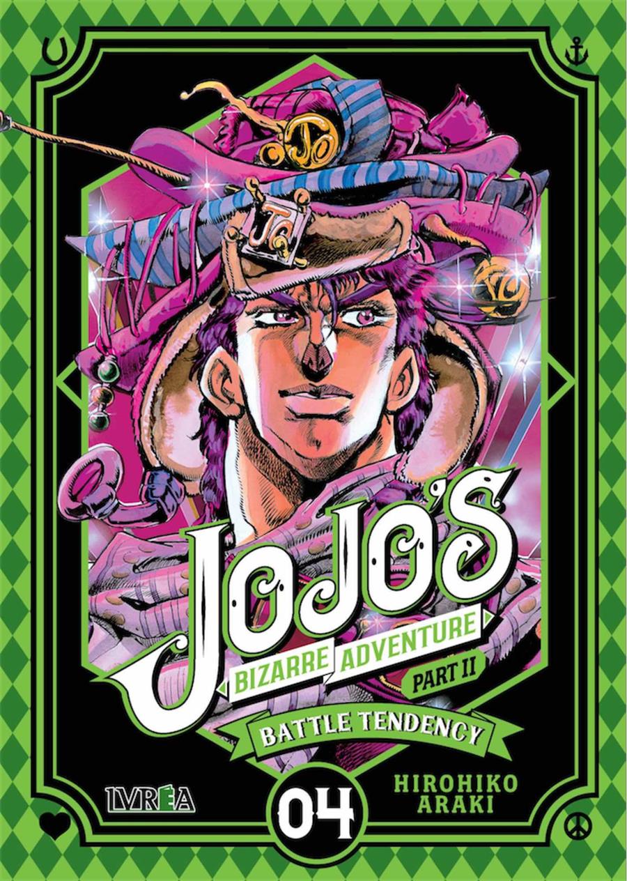 Jojo's bizarre adventure parte 2: Battle tendency 04 | N1217-IVR04 | Hirohiko Araki | Terra de Còmic - Tu tienda de cómics online especializada en cómics, manga y merchandising