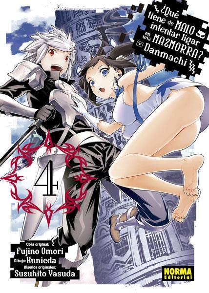 Danmachi 04 | N0219-NOR25 | Fujino Omori / Kunieda | Terra de Còmic - Tu tienda de cómics online especializada en cómics, manga y merchandising