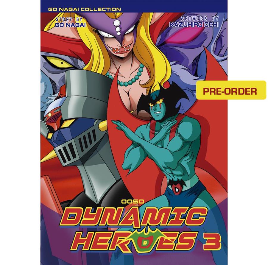 Dynamic Heroes 3 | N0321-OTED05 | Kazuhiro Ochii, Go Nagai  | Terra de Còmic - Tu tienda de cómics online especializada en cómics, manga y merchandising